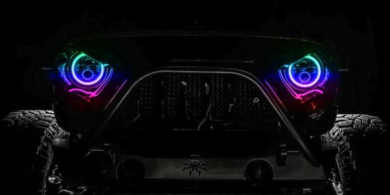ORACLE Lighting 5769J-332 Oracle Jeep Wrangler JL/Gladiator JT 7in. High Powered LED Headlights (Pair) - Dynamic SEE WARRANTY