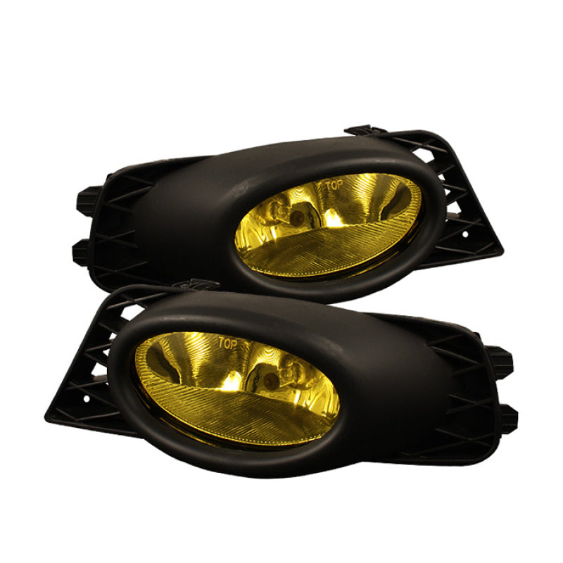 SPYDER 5020703 Spyder Honda Civic 09-11 4Dr OEM Fog Lights W/Switch- Yellow FL-CL-HC09-4D-Y