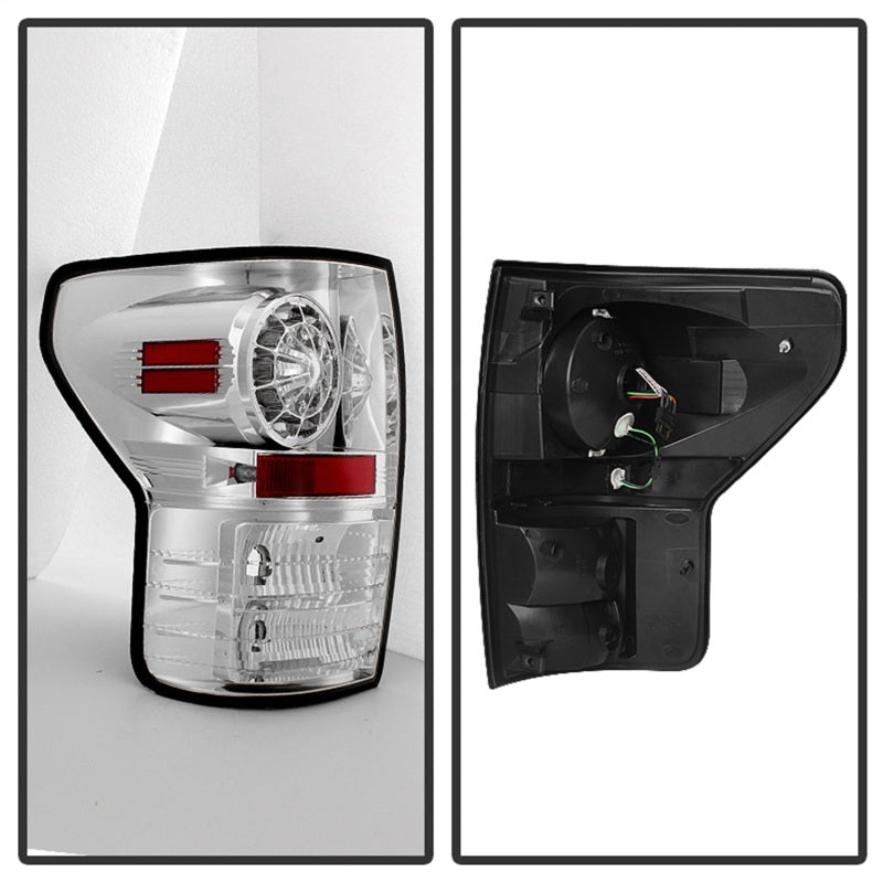 SPYDER 5029591 Spyder Toyota Tundra 07-13 LED Tail lights Chrome ALT-YD-TTU07-LED-C