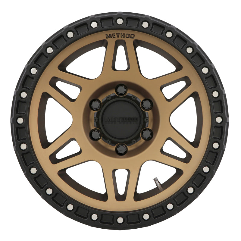 Method Wheels MR31279060912N Method MR312 17x9 -12mm Offset 6x5.5 106.25mm CB Method Bronze/Black Street Loc Wheel